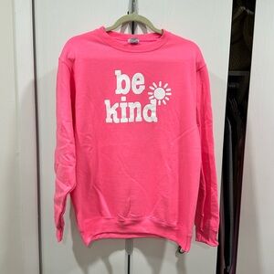 Be kind fleece sweater